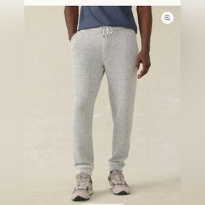 Faherty Whitewater Sweatpants Gray Shell Joggers Size M